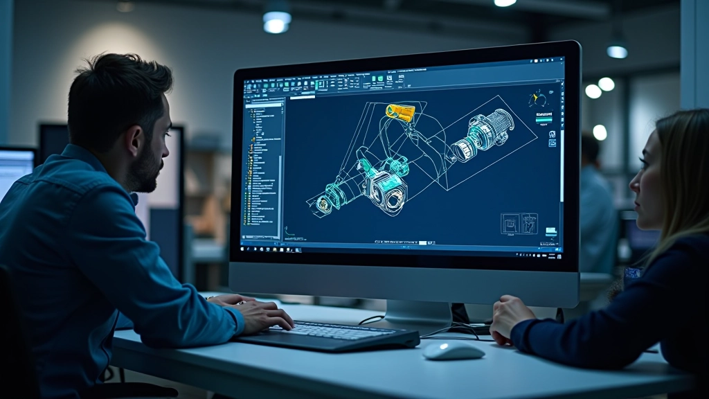 Progettazione del sistema robotico su software CAD e simulazione del comportamento