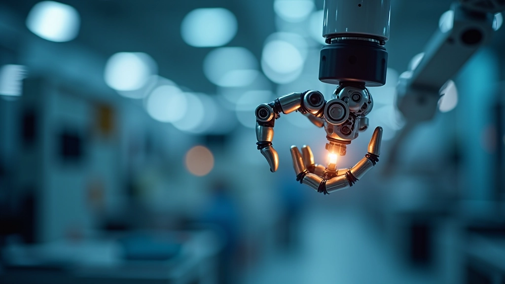 Braccio robotico durante fase di test in laboratorio specializzato